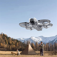 V666 8K Brushless Obstacle Avoidance Drone - Grey 3 Battery