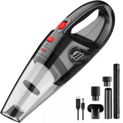 Cordless Handheld Vacuum Cleaner - Rechargeable for Home and Car Use