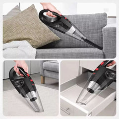 Cordless Handheld Vacuum Cleaner - Rechargeable for Home and Car Use