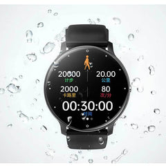 Waterproof Smartwatch with 1.39 inch Touchscreen Black