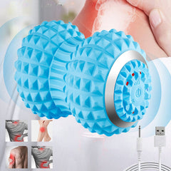 Electric Vibrating Massage Ball Roller for Muscle Pain Relief