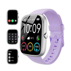 Water-Resistant Bluetooth Smart Watch with Heart Rate Tracker