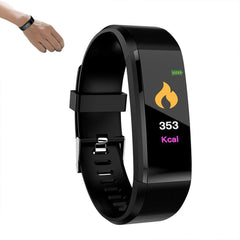 Bluetooth Smart Fitness Tracker Band with Heart Rate & BP Monitor