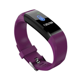 Bluetooth Smart Fitness Tracker Band with Heart Rate & BP Monitor