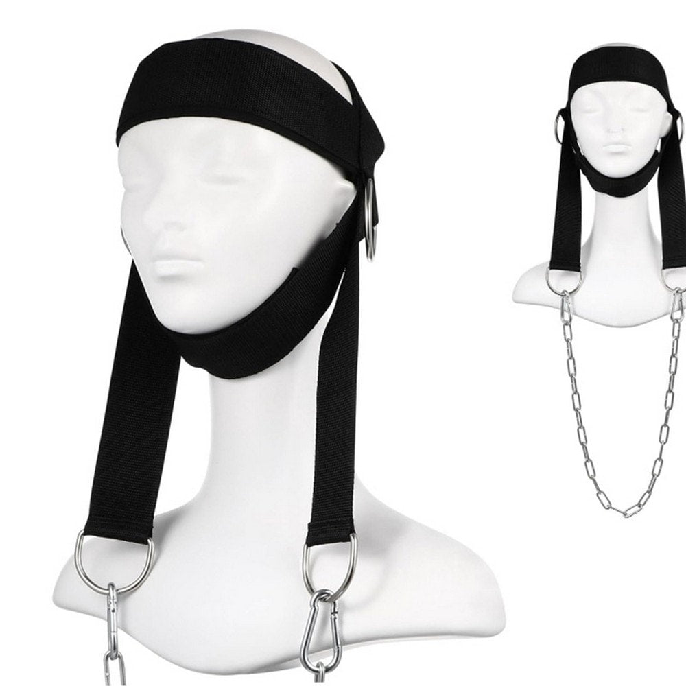 Weight Lifting Neck Harness Strap Gym Head Workout Trainer