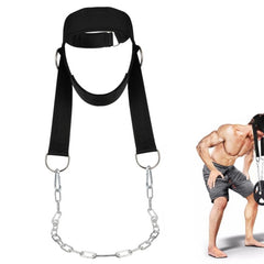 Weight Lifting Neck Harness Strap Gym Head Workout Trainer
