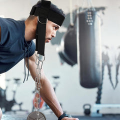 Weight Lifting Neck Harness Strap Gym Head Workout Trainer