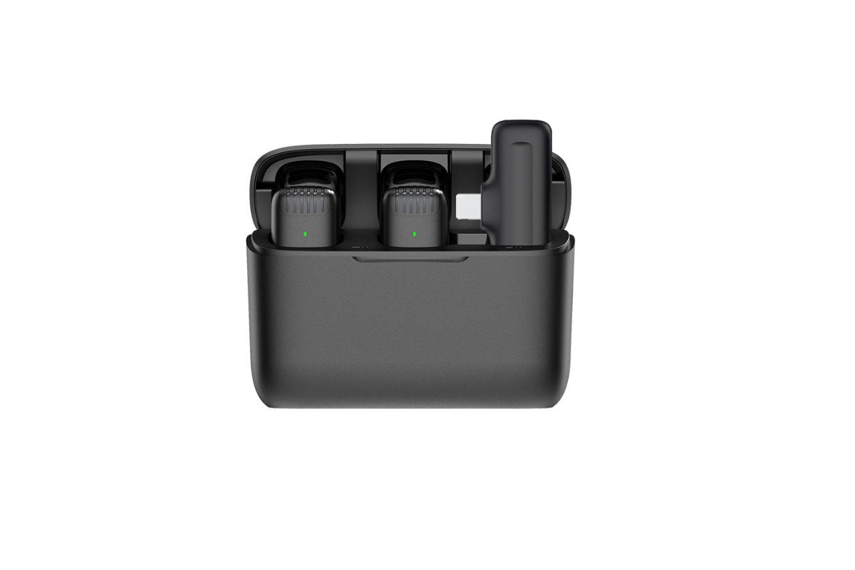 Lightning Wireless Lavalier Microphone - 2.4GHz with Charging Case