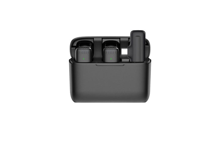 Type-C Wireless Lavalier Microphone - 2.4GHz with Charging Case