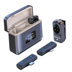 Dual-Receiver Wireless Microphone - iPhone Android Video Recording