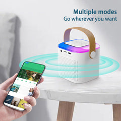 Bluetooth Karaoke Speaker with Handheld Mic - Wireless Home KTV