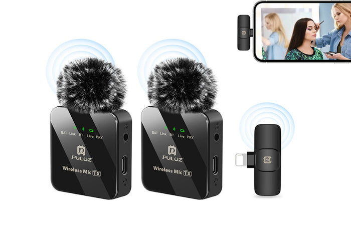 Lightning Wireless Lavalier Clip-on Lapel Microphone