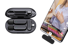 Wireless Lavalier Microphone - Type-C for iPhone iPad Phone Tablet
