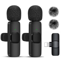 Wireless Lavalier Microphone - iOS Video Recording Mini Mic