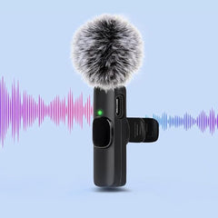 Wireless Lavalier Microphone - iOS Video Recording Mini Mic