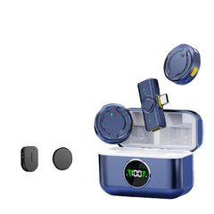 Type-C Wireless Lavalier Microphone - Charging Case for iPhone iPad Android