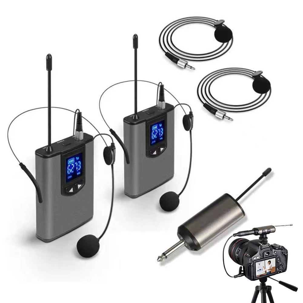 Wireless Lavalier Microphone with UHF System - Style 2