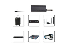 Gold Wireless Handheld UHF Microphone System for Karaoke