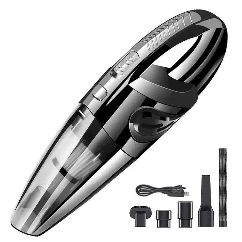 Wireless Cyclone Vacuum Cleaner - Rechargeable for Car and Pet Hair