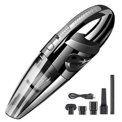 Wireless Cyclone Vacuum Cleaner - Rechargeable for Car and Pet Hair