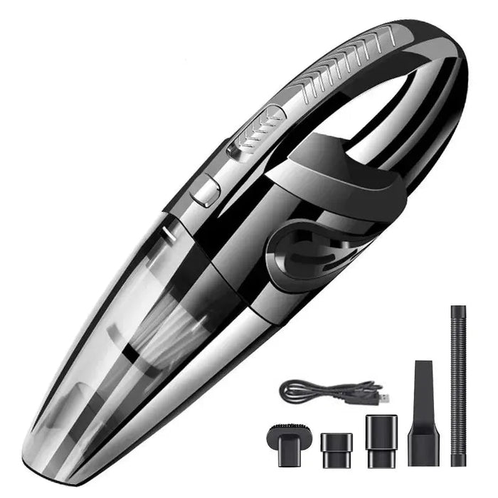 Wireless Cyclone Vacuum Cleaner - Rechargeable for Car and Pet Hair