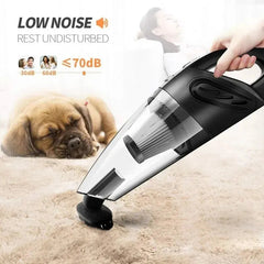 Wireless Cyclone Vacuum Cleaner - Rechargeable for Car and Pet Hair