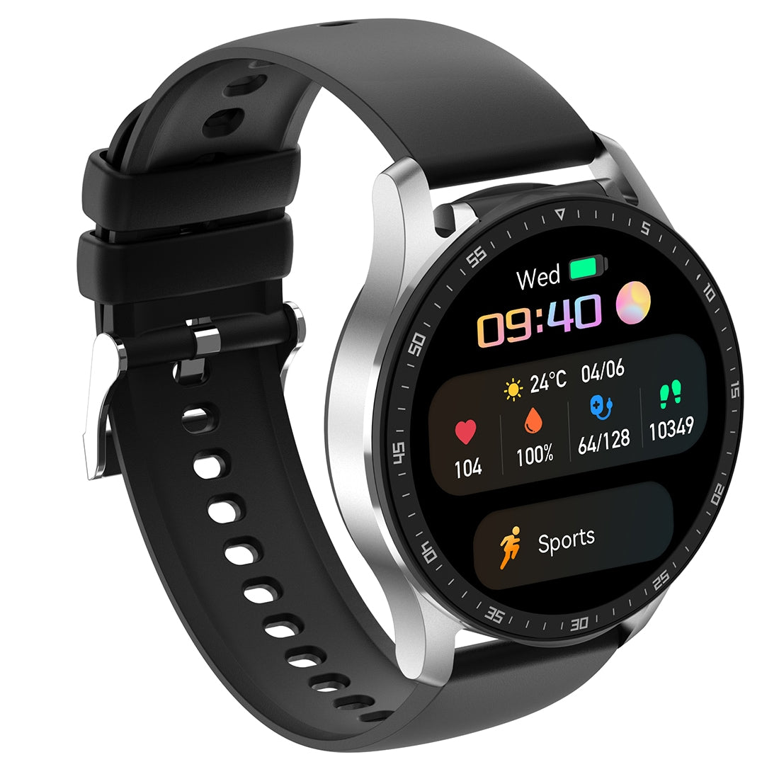X7 Smart Watch with TWS Bluetooth Earbuds and Fitness Tracker
