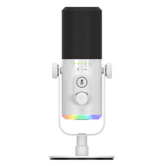 XLR/USB RGB Microphone for PC Gaming Podcast Streaming