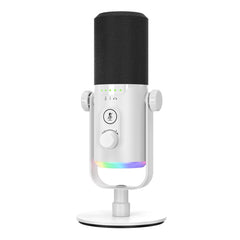 XLR/USB RGB Microphone for PC Gaming Podcast Streaming