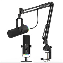 XLR/USB RGB Dynamic Microphone - Style 2 for PC Gaming Podcast