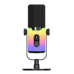 XLR/USB RGB Dynamic Microphone - Style 3 for PC Gaming Podcast