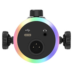 XLR/USB RGB Dynamic Microphone - Style 3 for PC Gaming Podcast