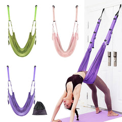 Anti-Gravity Yoga Swing Hammock with Adjustable Multilayer Belts