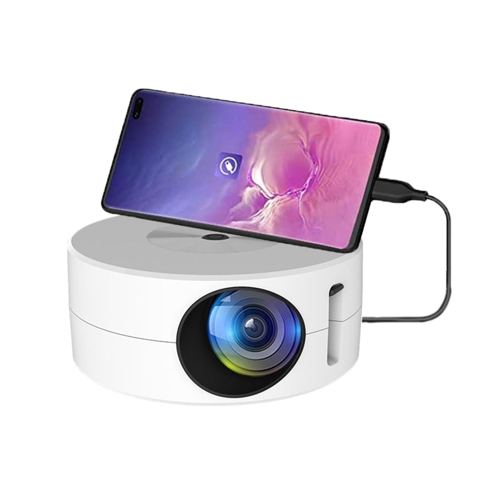 Portable Mini Projector - HD LED USB Powered Wired Connection