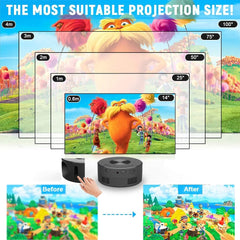 Portable Mini Projector - HD LED USB Powered Wired Connection