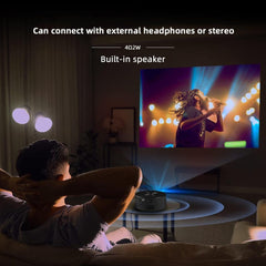 Portable Mini Projector - HD LED USB Powered Wired Connection